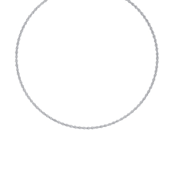 Колье-чокер из серебра